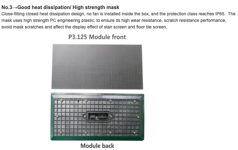 Waterproof Indoor Portable Led Screen Floor Tiles ODM ICN2153