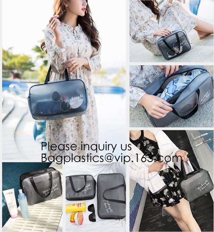 Promotion Travel PVC Cosmetic Pouch,PVC Makeup Bag Pouches Tote Clear Transparent Cosmetic Travel Bag For Sale