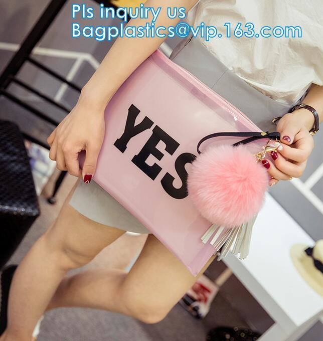printed OEM logo slider zip lock bags, Slider Undergarment Bag With Lock, vinyl pvc A4 file bag with slider Zip lockkk