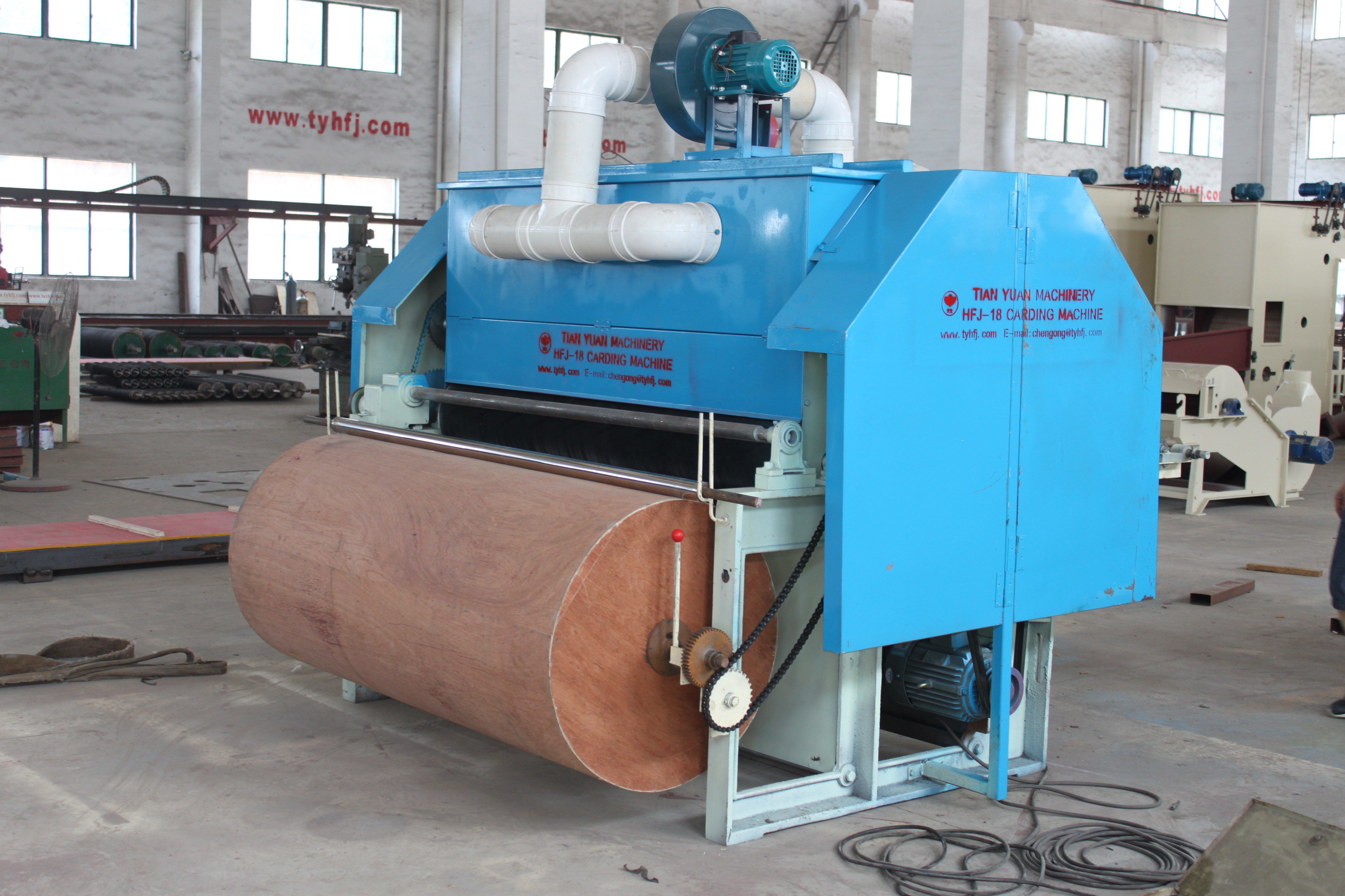 Comforter Interlining Piece Hemp Fiber Carding Machine Automatic Electric Carding Machine