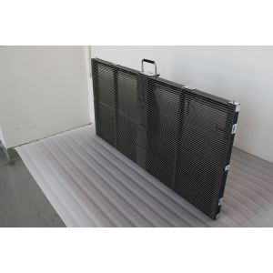 High Brightness 5000nits Transparent mesh LED Display Waterproof IP65