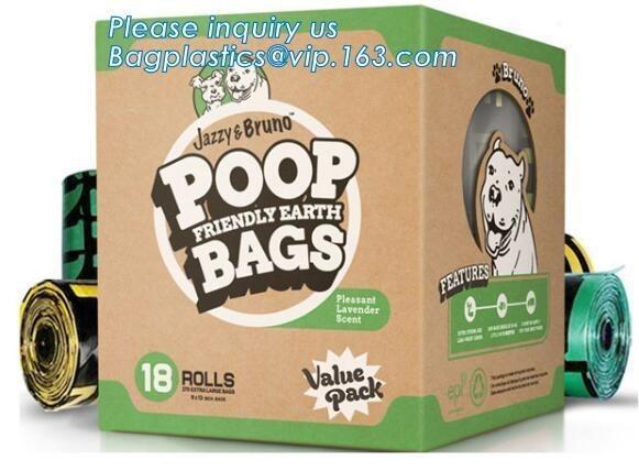 COMPOSTABLE BPI CERTIFIED, fabric Dog Waste Poop bags Holder/ pet Poop Bag