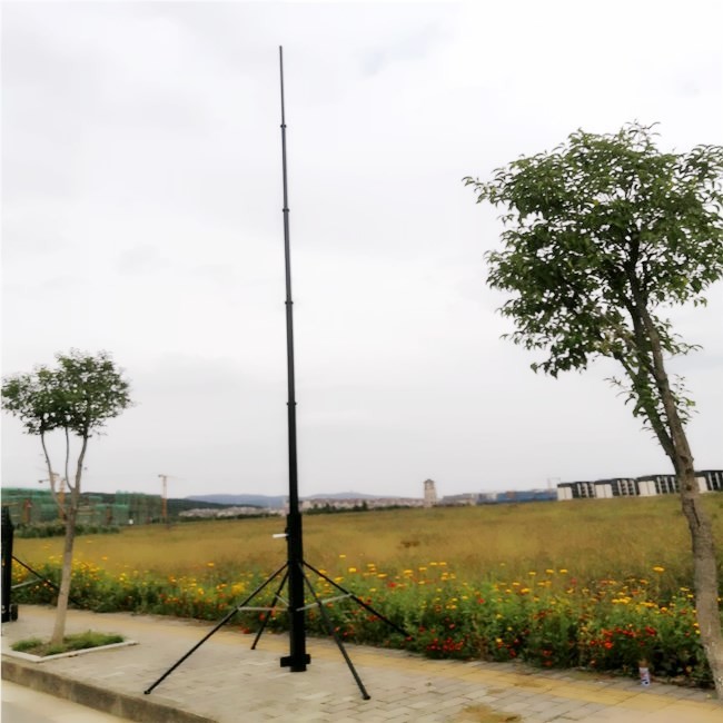 12M Winch Up Antenna Mast