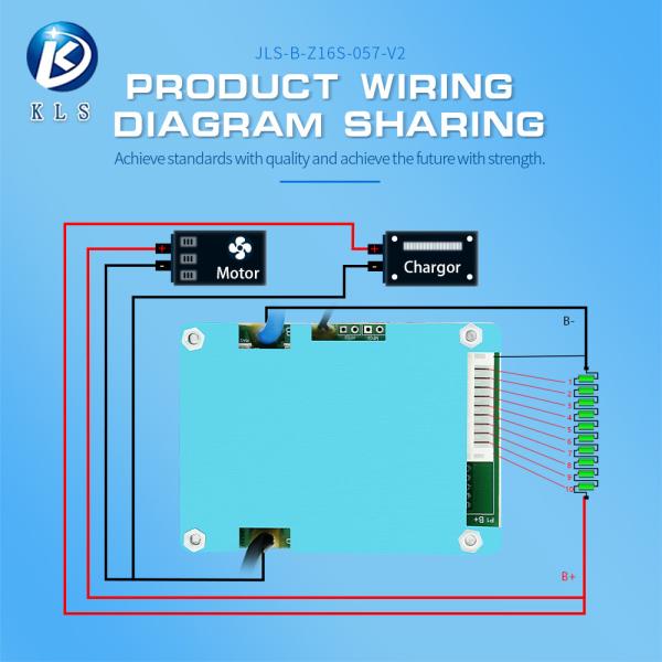 Lifepo4 Battery Management Systems 30A 16S Hardware Bms 6S 8S 10S 13S 16S NMC