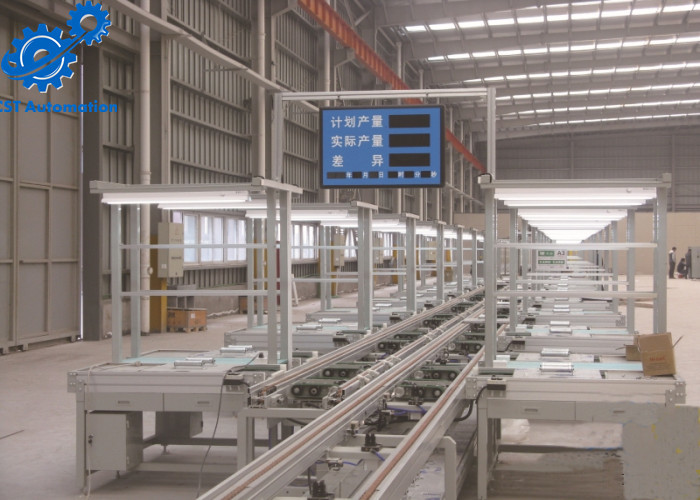 Fire / Water Pump Automatic Assembly Line High Efficiency With Chain Conveyor