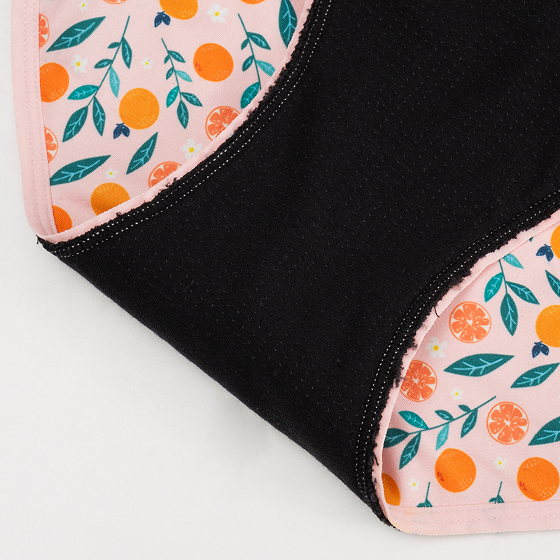 Knitted High Waist Period Panties Breathable Plus Size Period Panties