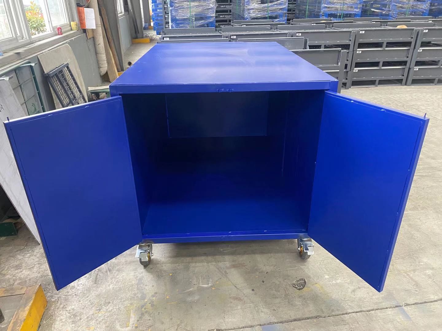 500kg-2000kg Load Bearing Collapsible Pallet Cage Steel With CE Certificate