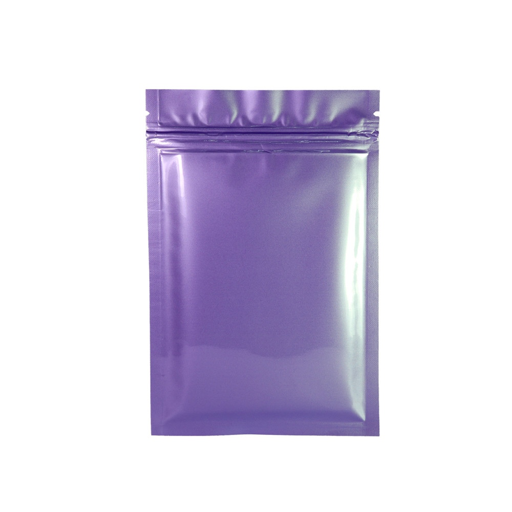 wholesale colorful Small Aluminum Foil food packing bags with zip lock