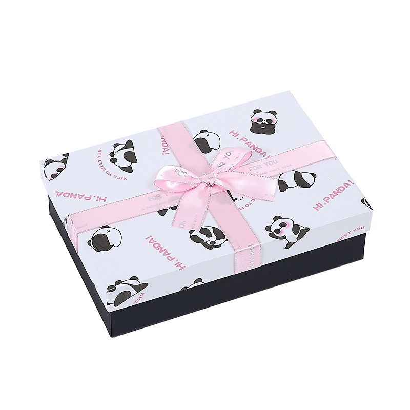 Solid Color Advanced Custom Logo Printing Fashionable Rigid Cardboard Packaging Apparel and Shoes Gift Box with Straps