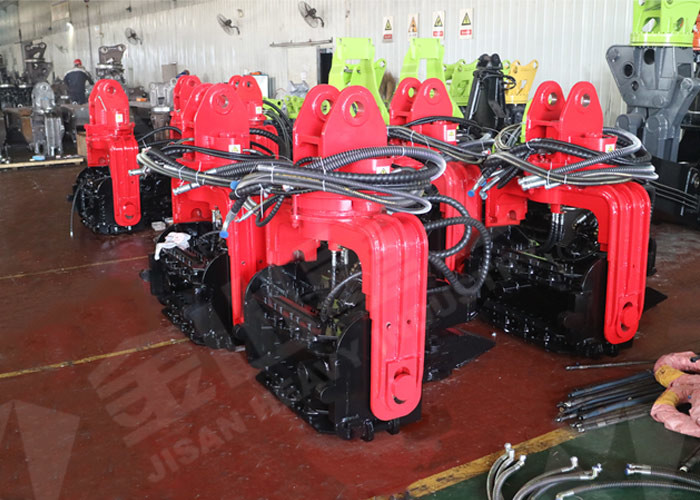 Side Clamp Hydraulic Impact Sheet Pile Driving For Excavators Zoomlion ZE230