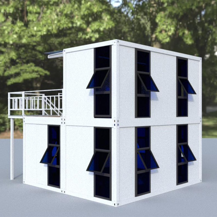 Zontop China Modern Ready Small Hurricane Proof Prefabricated Two Story Resort Cheap Container 20ft Prefab Houses