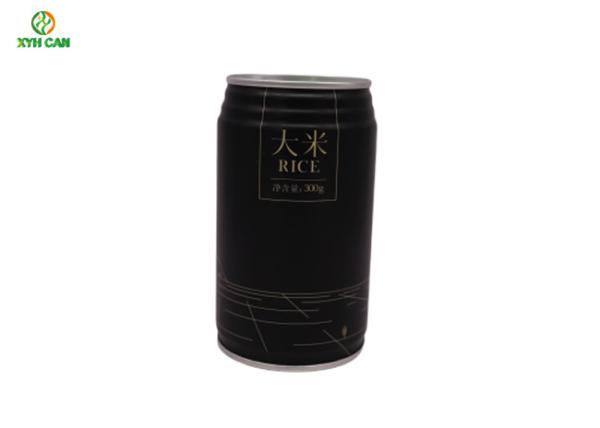 Beverage Tin Can Energy Health Beverage Round Tin Can with Lid Partial Openning