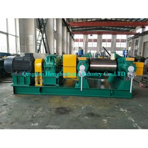 Rubber Mixing Mill With Stock Blender / Open Mixing Mill XK-450*1200