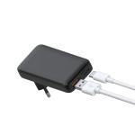 USB Type C PD Wall GaN Fast Charger 65W US UK Plug Power Adapter QC 3.0 Foldable
