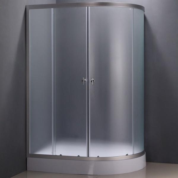 1150x800x1950mm 4mm Self Contained Shower Units Silver Aluminum Frame