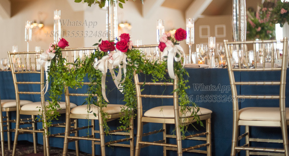 Chinese Furniture Manufacturer Chiavari Chair Gold For Wedding Party (YC-4)