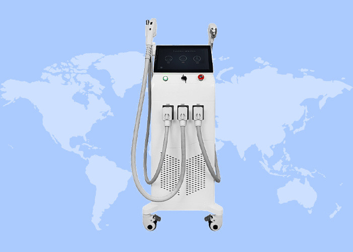 Q Switch 3 In 1 Nd Yag+Diode Laser+IPL Laser Hair Removal Beauty Machine