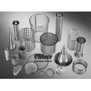 Custom SS304 316 Wire Mesh Cylinder Filter 2x2 Mesh- 500x2500 Cylinder Filter Mesh