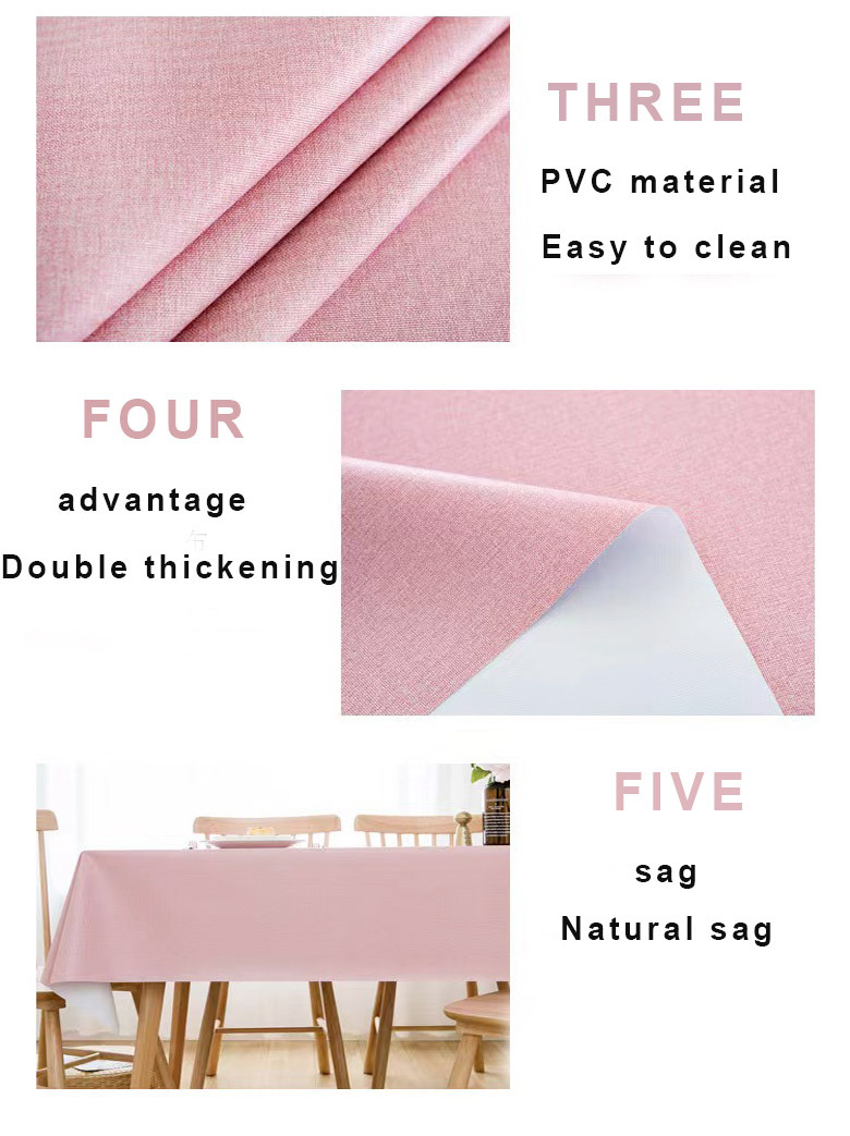 PVC Party Tablecloth Roll Nonwoven Printed Table Cloth 137cm*20m for Wedding Decoration