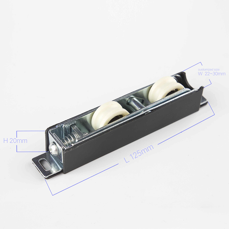 19-28mm Width POM Double Roller with Groove and Protective PP Cover