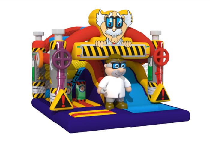 Classic European 4x4.5x3.5m Inflatable Jumping Castle With Slide