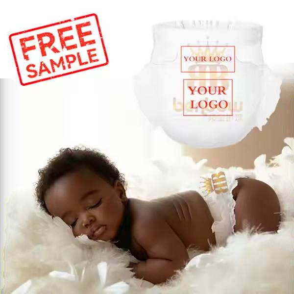 OEM Wholesale Breathable Film High Absorbability Infant Diaper Disposable Baby
