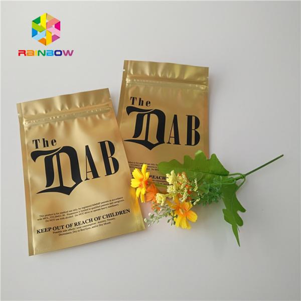Quality Gold Royal Kratom Bali Foil k Packing Bags , Stand Up Pouch Bags For Spices Powder for sale