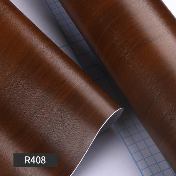 PVC Retro Wood Grain Self-Adhesive Wallpaper Peel And Stick Waterproof Stickers