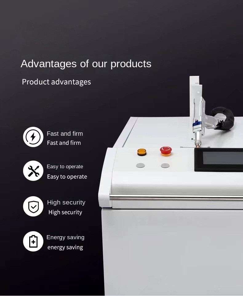 4 in 1 Handheld Laser Welding Machine for Metal Carbon Stainless Steel Sheets Aluminum Continuous Fiber Laser