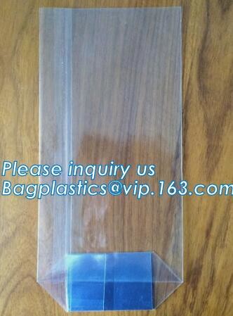 clear opp/cpp three side seal bag for beans,biscuits,cookies,pp cpp self-adhesive poly bag with glue tape,CPP BOPP plast