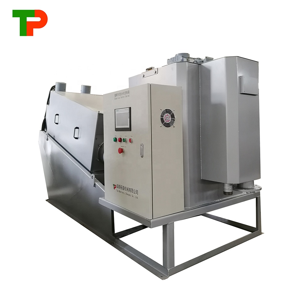 100L/Hour TPDL Volute Screw Sludge Dewatering System for Biological Sludge Treatment