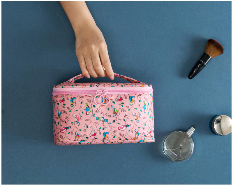 Bulk Large Waterproof Oxford OEM Cosmetic Bag With Logo Custom