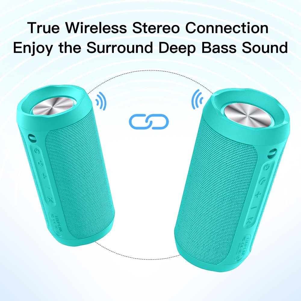 Small Bluetooth Waterproof Speaker Multipurpose With 3600mAh Battery