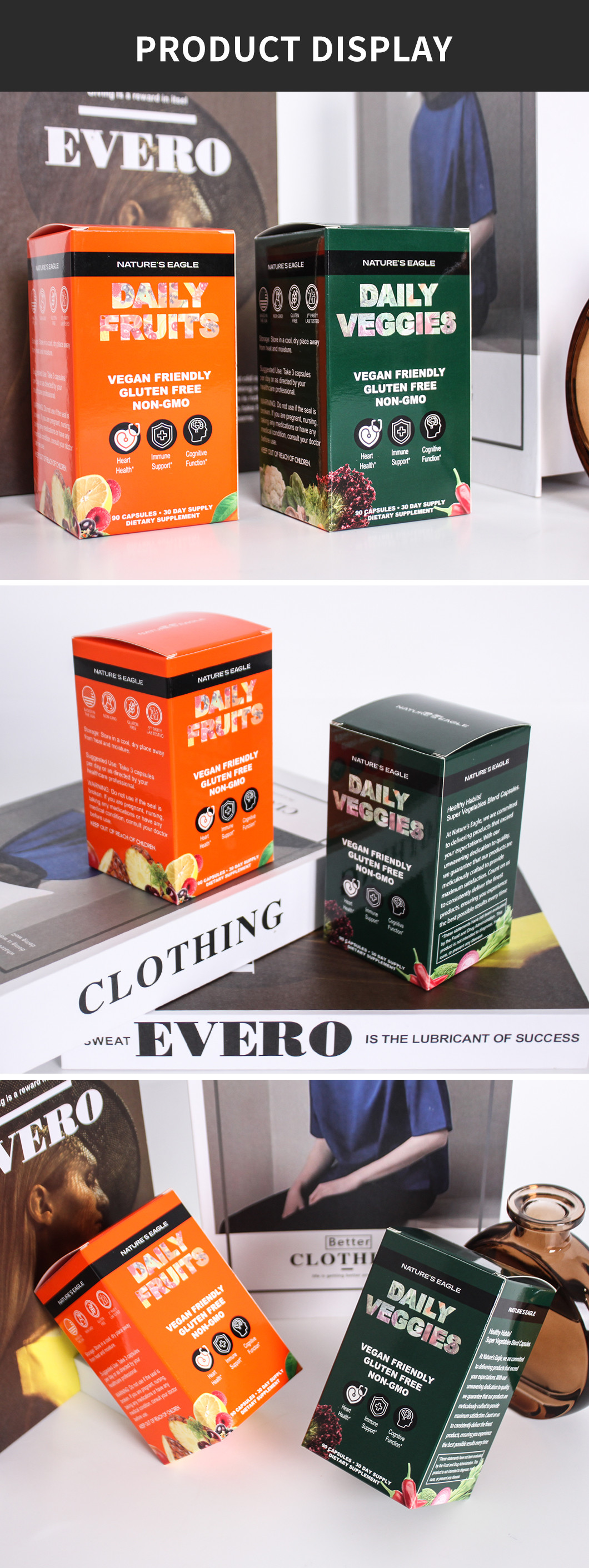 Matt Lamination Cardboard Folding Box For Medicine Essential Oil Bottle