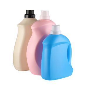 Pilfer Proof Plastic Liquid Detergent Packaging Bottles Empty Containers 2000ml