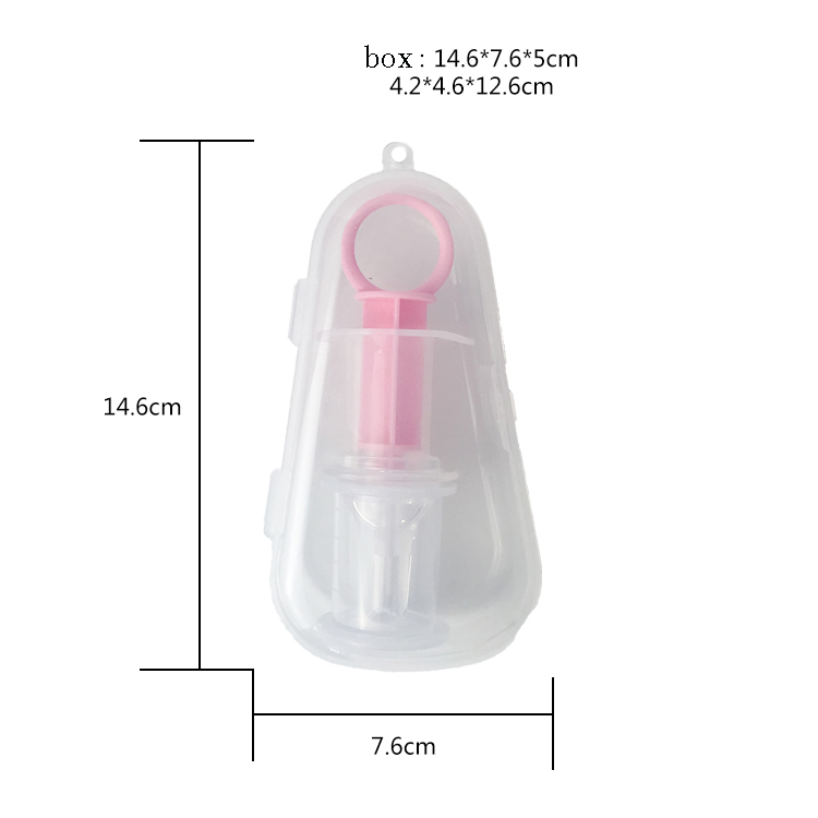 Wholesale Baby Feeding Product Pink Bpa Free Baby Medicine Feeder Medicine Dispenser