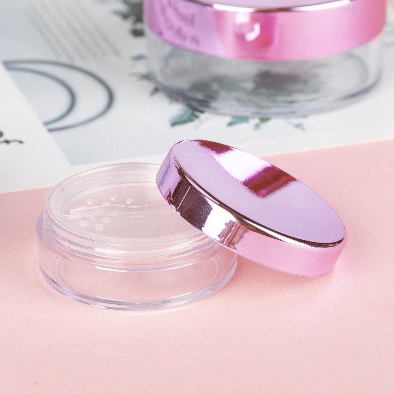 5g 10g 30g Empty Face Cream Jar Cream Jars Custom Logo Plastic rose pink