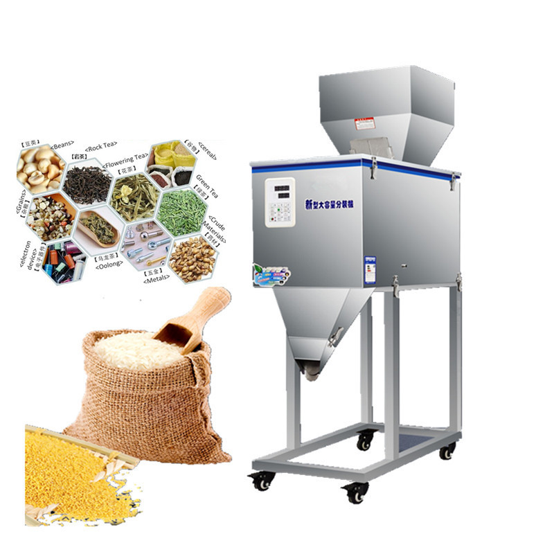 220V Automatic Weighing Packing Machine For Tea Bean Salt Particle 3000g