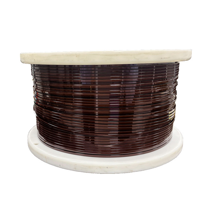 Polyimide Corona Resistant Enameled Flat Copper Wire Rectangular 2mm - 8mm Width