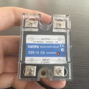 Single Phase SSR Relay 10A Relay 3-32VDC High Quality SSR-10DA 10A DC to AC 380V