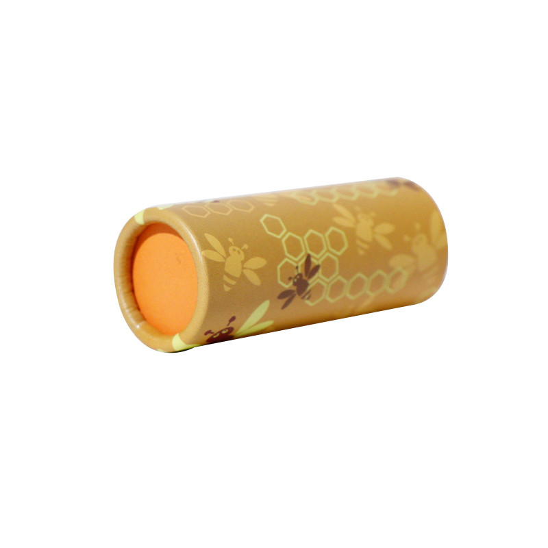 Custom Printing Lip Balm Container Concealer Empty Round Paper Lipstick Tube