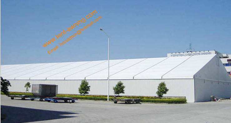 Temporary or Semi-permanent Use Industrial Storage Tents Aluminum Waterproof Marquees