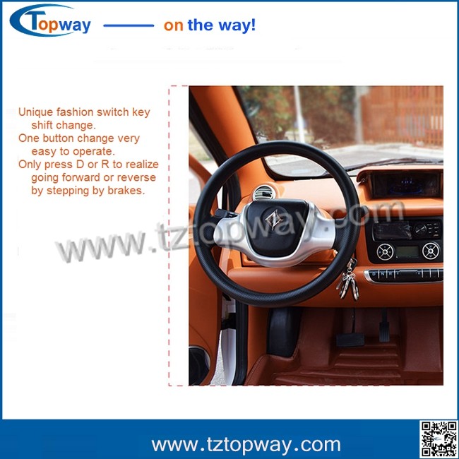 Air conditioner electric vehicle/car/automobile with 120km mileage for one charge
