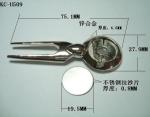Epoxy Resin, zinc alloy sterling silver metal golf divot tools