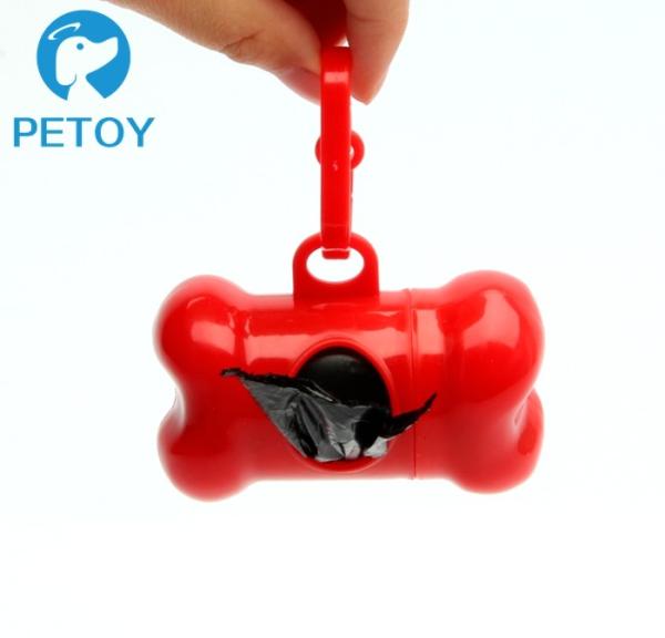 Environmentally Friendly Plastic Biodegradable Poop Bags With Dispenser 20 Bags