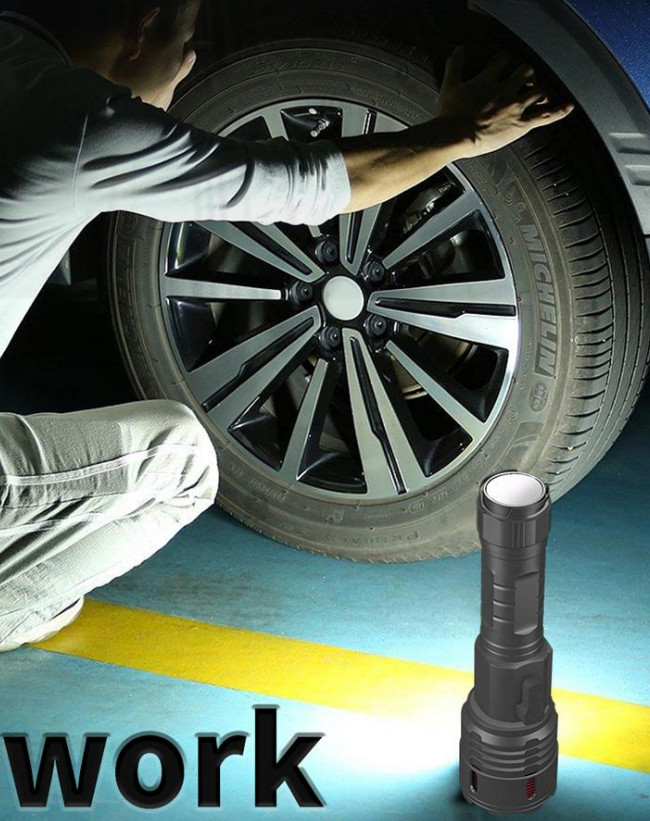 Powerful LED Torch Flashlight Durable For Home Camping Hiking Outdoor