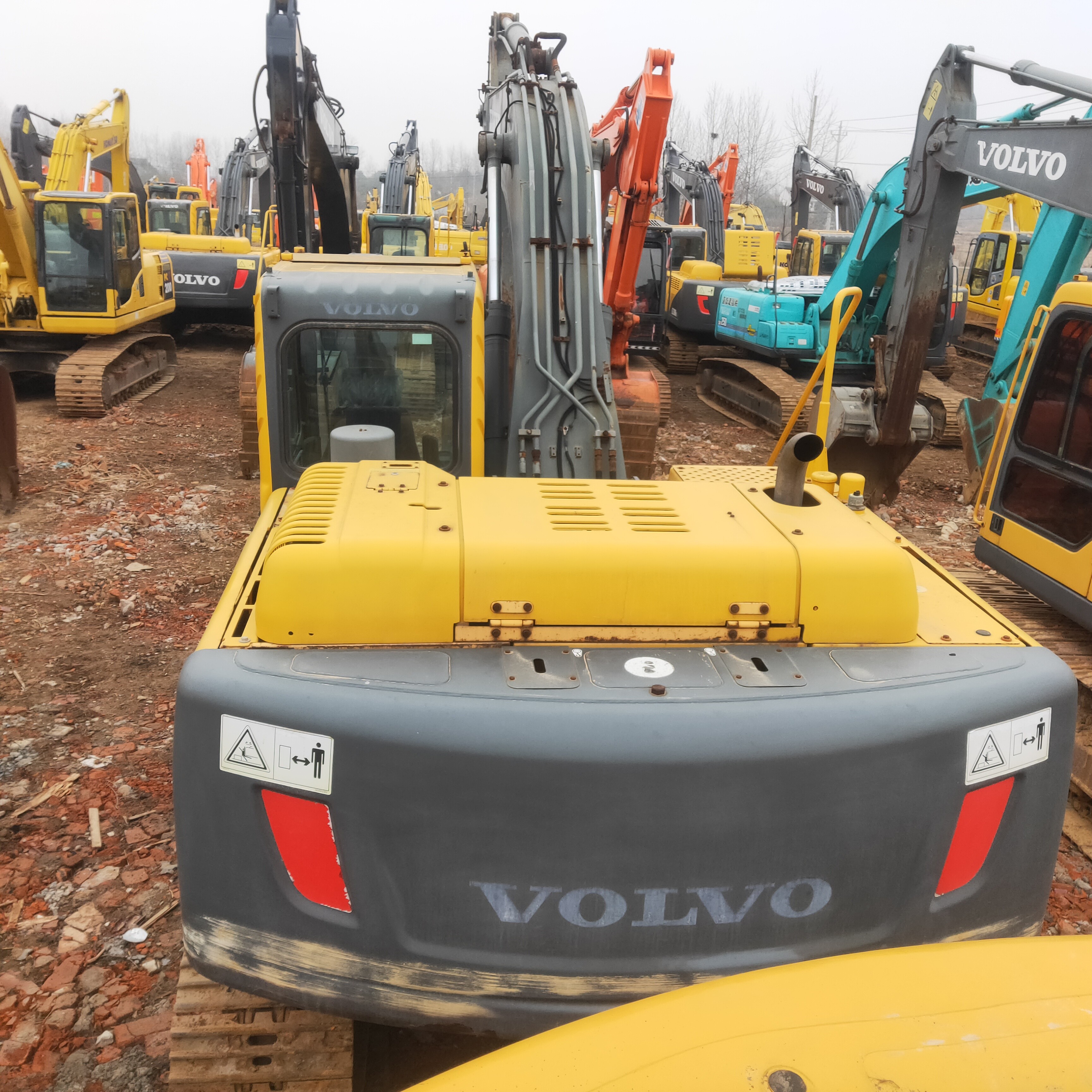 Used Excavator Original VOLVO EC210B Scendhand Hydraulic 21ton Crawler Digger