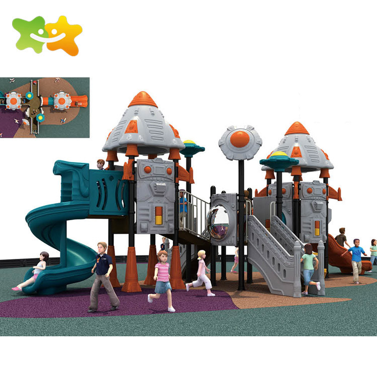 Anti Skid 3 Years Old Kids Kindergarten Plastic Playground Slide
