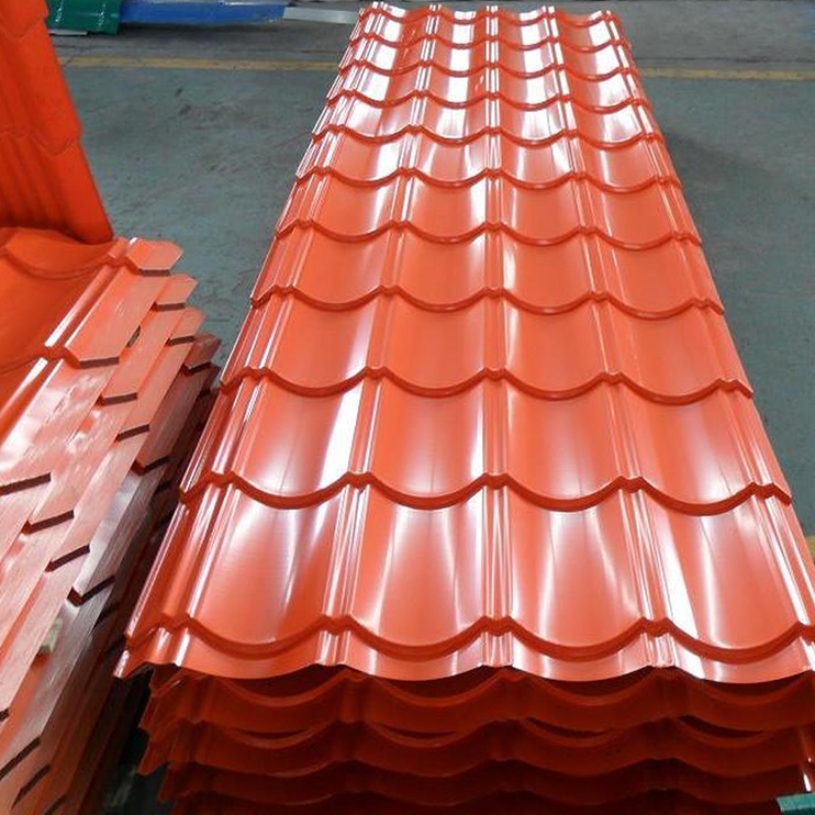 Corrugated PPGI Roofing Sheet Color Coated Steel Prime Metal CGCC grade