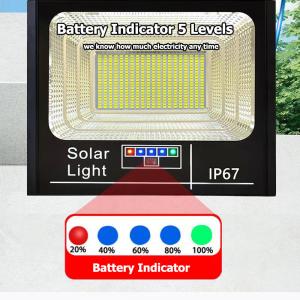 High Power Outdoor LED Solar Flood Light 200W 300W IP67 For Street Lighting Manufactures